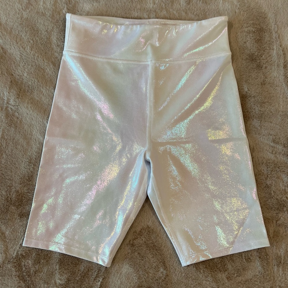 Carbon 38 Iridescent biker shorts - M